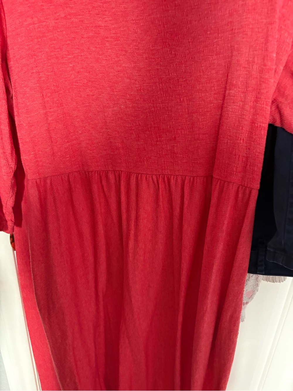 SweetSalt Women's Red Maxi Dress - Classic Modest Silhouette